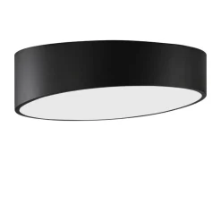 Plafoniere Moderne-Selezionato da Mazzolaluce Plafoniera per camera da letto nera moderna tonda