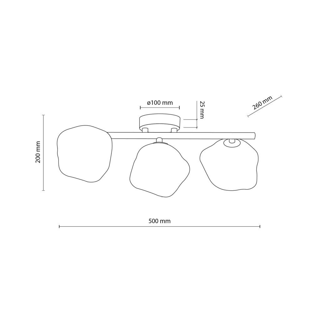 Plafoniere Moderne-Selezionato da Mazzolaluce Plafoniera per camera da letto design moderna tortora vetri sfere cognac