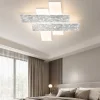 Plafoniere Moderne-Gea Luce Plafoniera per camera da letto lara bianco argento