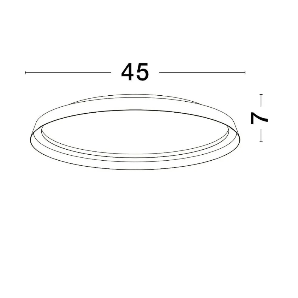 Plafoniere Moderne-Selezionato da Mazzolaluce Plafoniera per camera da letto tonda champagne led 2700k 4000k