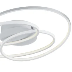 Plafoniere Moderne-Selezionato da Mazzolaluce Plafoniera per camera da letto moderna led 3000k dimmerabile bianca