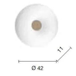 Plafoniere Moderne-Ondaluce Plafoniera per camera da letto rotonda vetro bianco nero tortora pl dodi