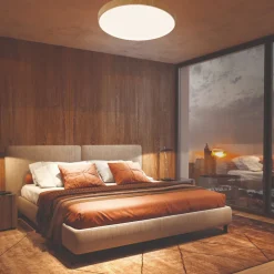 Plafoniere Moderne-Selezionato da Mazzolaluce Plafoniera per camera da letto led 2700k 3300k 4000k dimmerabile