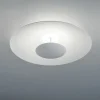 Plafoniere Moderne-Linea Light Plafoniera per camera da letto led 3000k horizon bianca