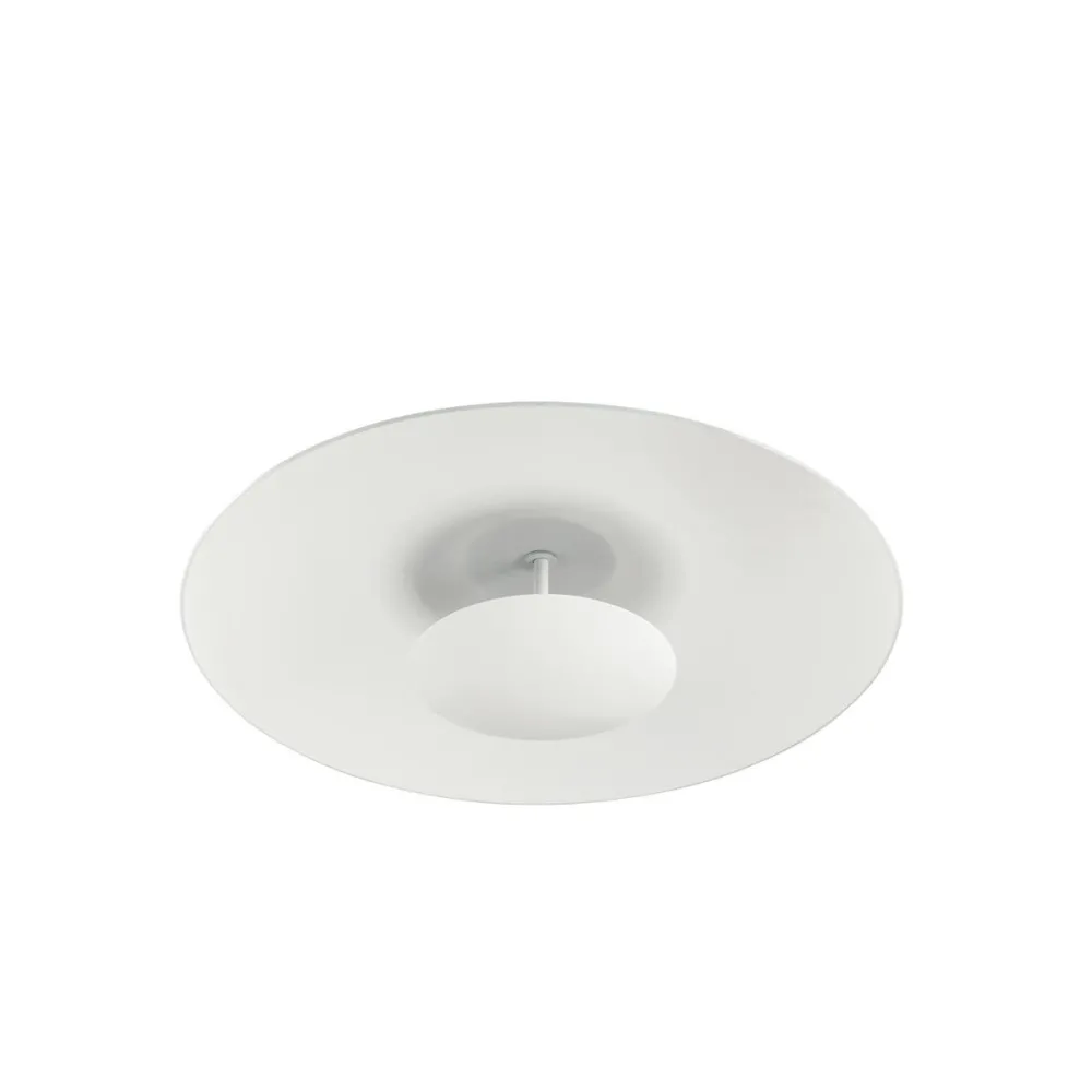 Plafoniere Moderne-Linea Light Plafoniera per camera da letto led 3000k horizon bianca