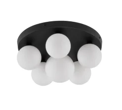 Plafoniere Moderne-Selezionato da Mazzolaluce Plafoniera per camera da letto moderna nera