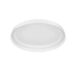 Plafoniere Moderne-Selezionato da Mazzolaluce Plafoniera per camera da letto rotonda bianca led 38w 3000k luce biemissione