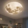 Plafoniere Moderne-Selezionato da Mazzolaluce Plafoniera per cameretta luna led 3000k ip44 moderna