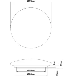 Plafoniere Moderne-Selezionato da Mazzolaluce Plafoniera per cameretta luna led 3000k ip44 moderna