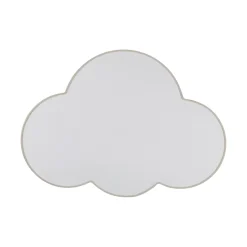 Plafoniere Moderne-Selezionato da Mazzolaluce Plafoniera per cameretta nuvola di tessuto lino beige 63 cm