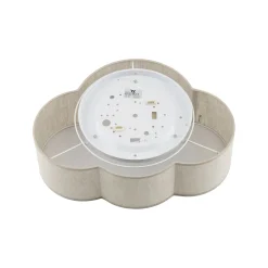Plafoniere Moderne-Selezionato da Mazzolaluce Plafoniera per cameretta nuvola 43 cm di tessuto lino