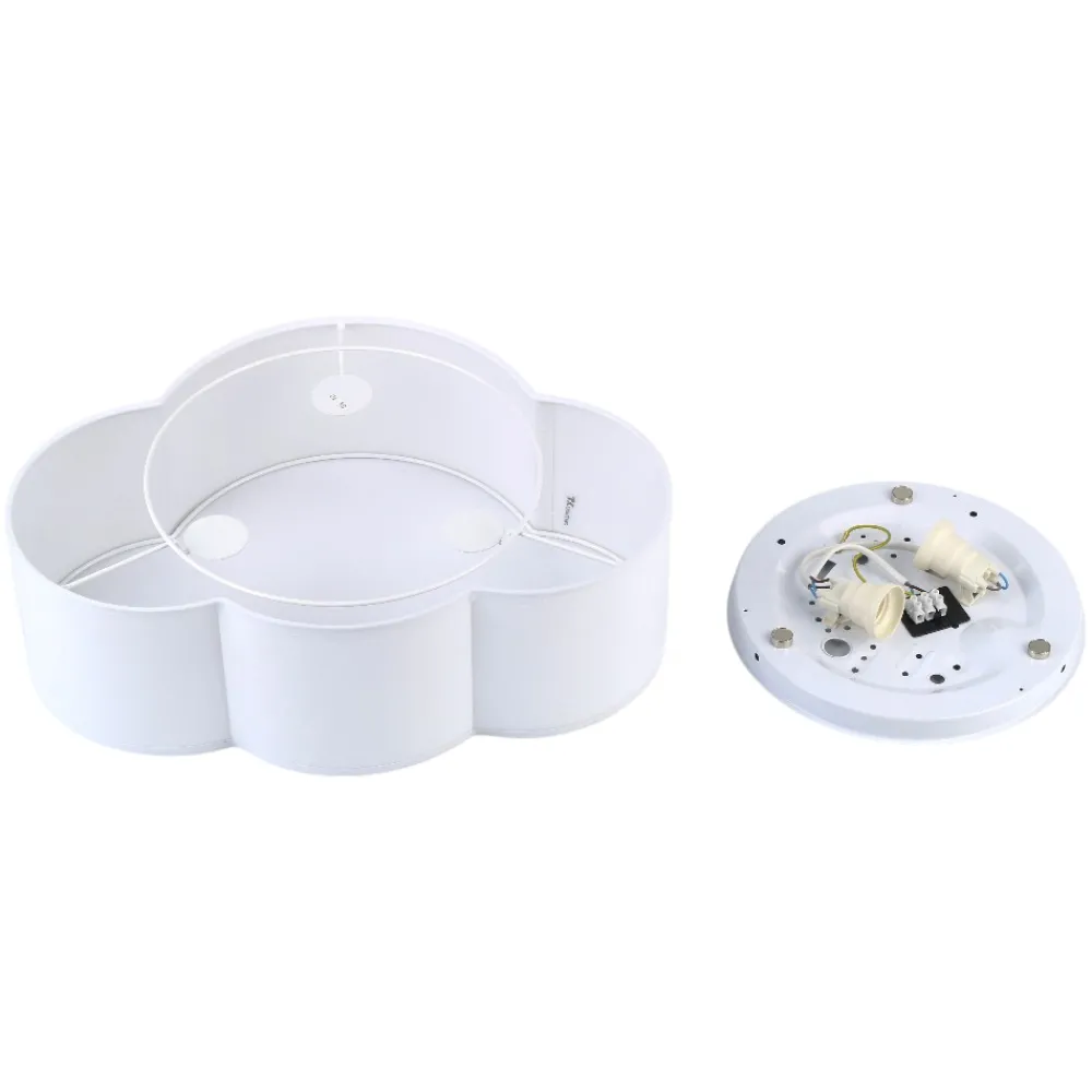 Plafoniere Moderne-Selezionato da Mazzolaluce Plafoniera per camerette nuvola bianca di tessuto 43 cm