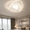 Plafoniere Moderne-Ondaluce Plafoniera per camrera da letto rose led 4000k pc silver