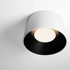 Plafoniere Moderne-Selezionato da Mazzolaluce Plafoniera per cucina bianca nera led 3000k