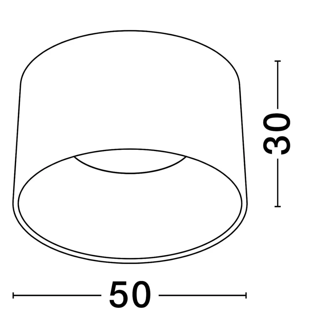 Plafoniere Moderne-Selezionato da Mazzolaluce Plafoniera per cucina bianca nera led 3000k