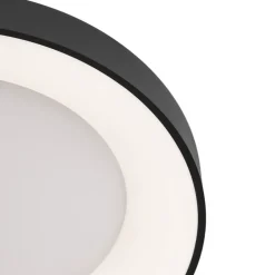 Plafoniere Moderne-Selezionato da Mazzolaluce Plafoniera per cucina cerchio 60cm nera 50w 3000k dimmerabile