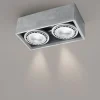 Plafoniere Moderne-Selezionato da Mazzolaluce Plafoniera per cucina con 2 luci portafaretti