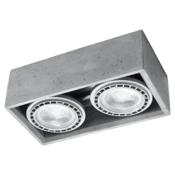 Plafoniere Moderne-Selezionato da Mazzolaluce Plafoniera per cucina con 2 luci portafaretti
