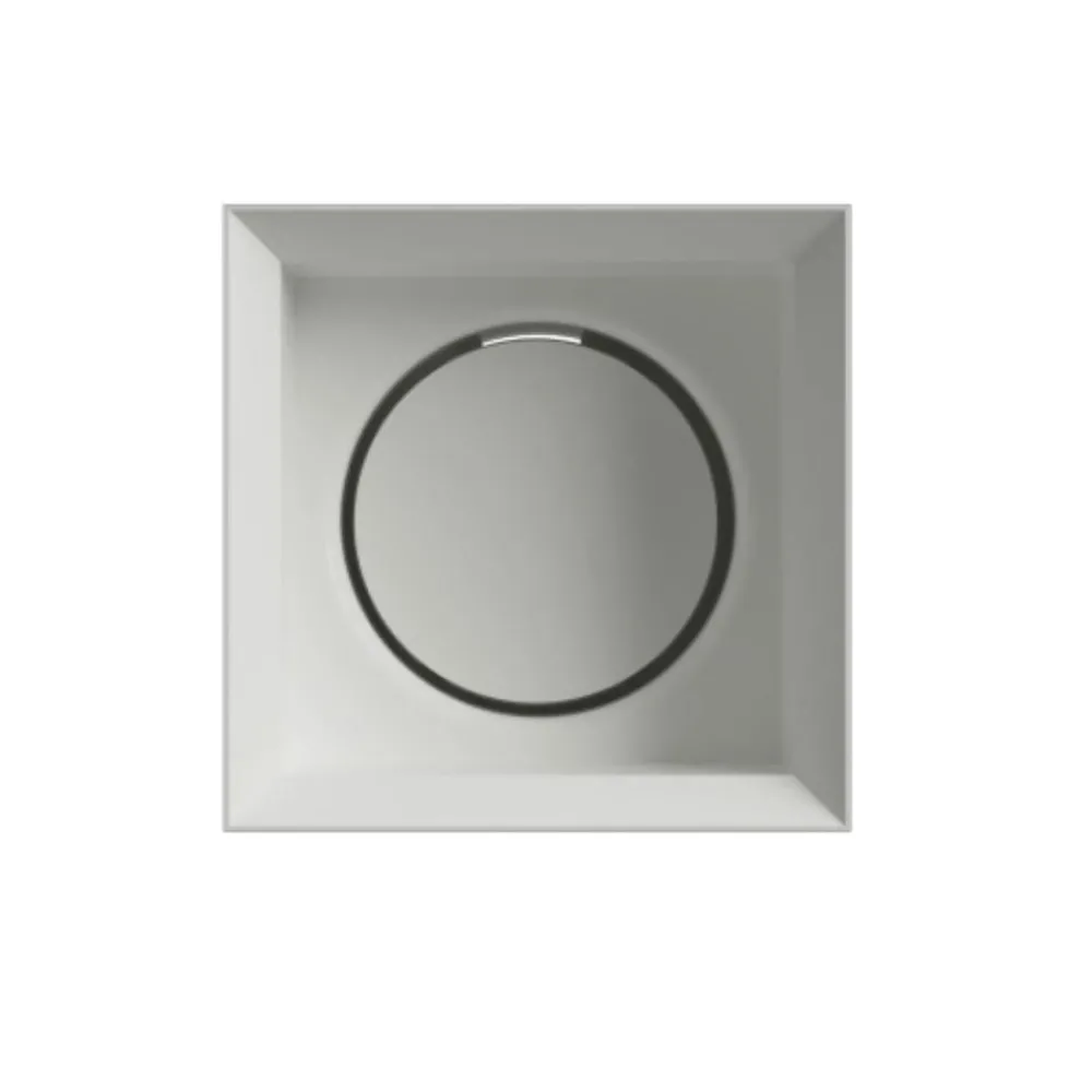 Plafoniere Moderne-Selezionato da Mazzolaluce Plafoniera per cucina di gesso ceramico bianco moderna fp