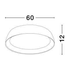 Plafoniere Moderne-Selezionato da Mazzolaluce Plafoniera per cucina led 50w 3000k nera effetto legno dimmerabile