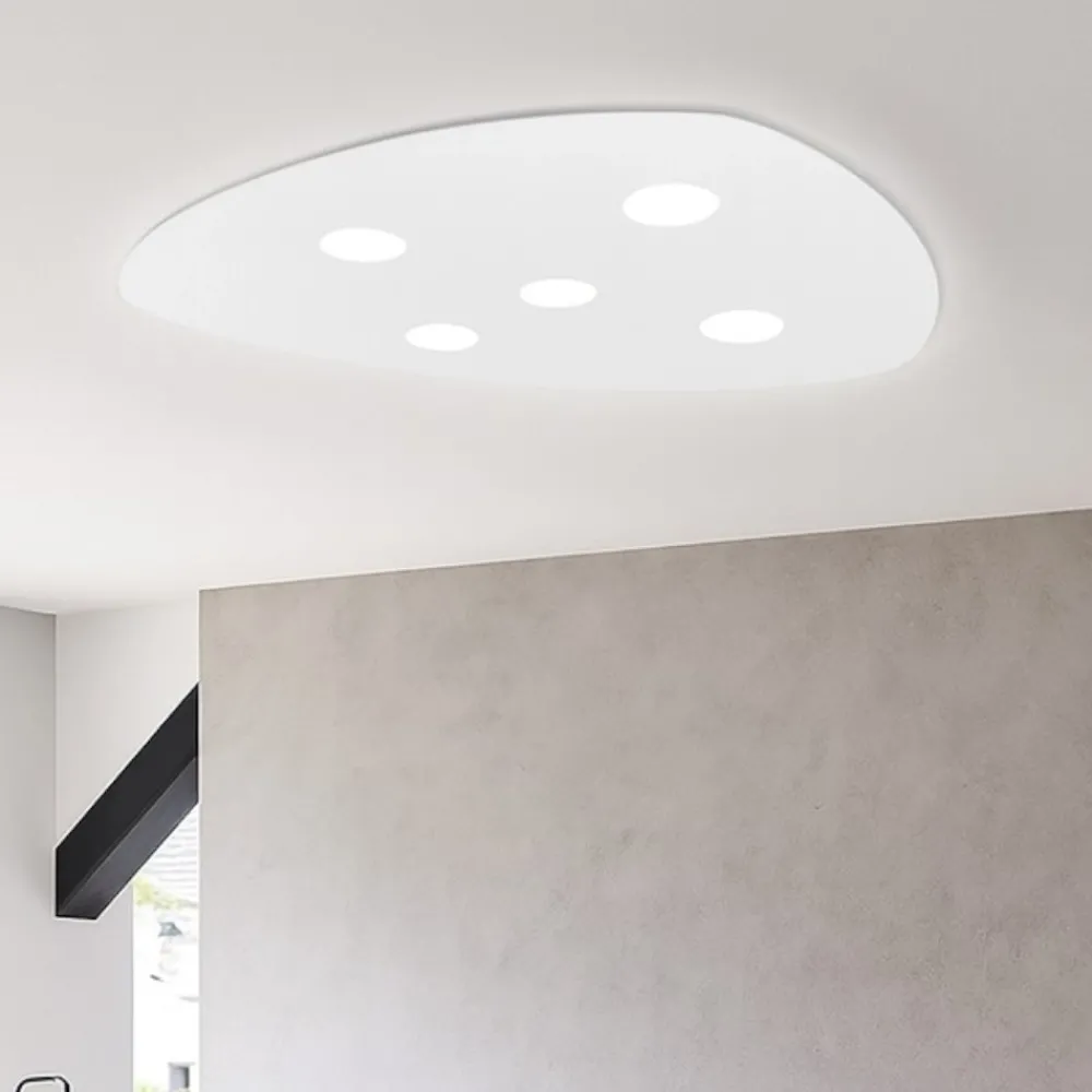 Plafoniere Moderne-Top Light Plafoniera per cucina moderna bianca shape toplight