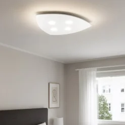 Plafoniere Moderne-Top Light Plafoniera per cucina moderna bianca shape toplight 4 luci