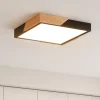 Plafoniere Moderne-Selezionato da Mazzolaluce Plafoniera per cucina moderna nero legno led 20w 3000k dimmerabile