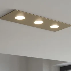Plafoniere Moderne-Top Light Plafoniera per cucina moderna rettangolare sabbia