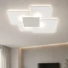 Plafoniere Moderne-Top Light Plafoniera per cucina moderna vetri bianco placca grigio