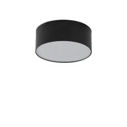 Plafoniere Moderne-Selezionato da Mazzolaluce Plafoniera per cucina nera 12cm 3000k 12w rotonda fp