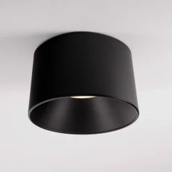Plafoniere Moderne-Selezionato da Mazzolaluce Plafoniera per cucina nera moderna led 24w 3000k rotonda