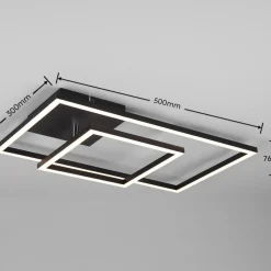 Plafoniere Moderne-Selezionato da Mazzolaluce Plafoniera per cucina orientabile led 3000k rettangolare