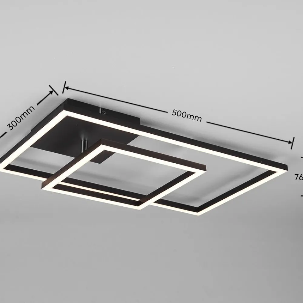 Plafoniere Moderne-Selezionato da Mazzolaluce Plafoniera per cucina orientabile led 3000k rettangolare