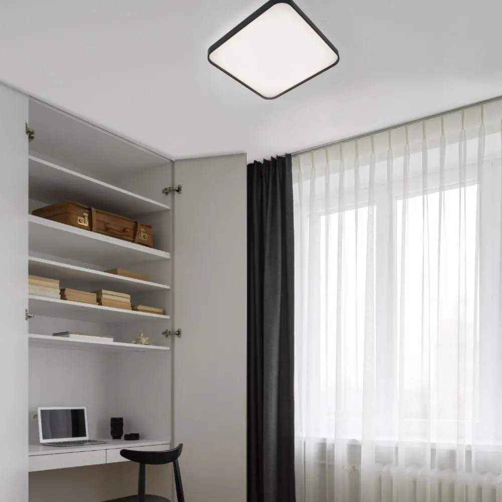 Plafoniere Moderne-Selezionato da Mazzolaluce Plafoniera per cucina quadrata moderna led 3000k