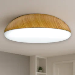 Plafoniere Moderne-Selezionato da Mazzolaluce Plafoniera per cucina wood effetto legno