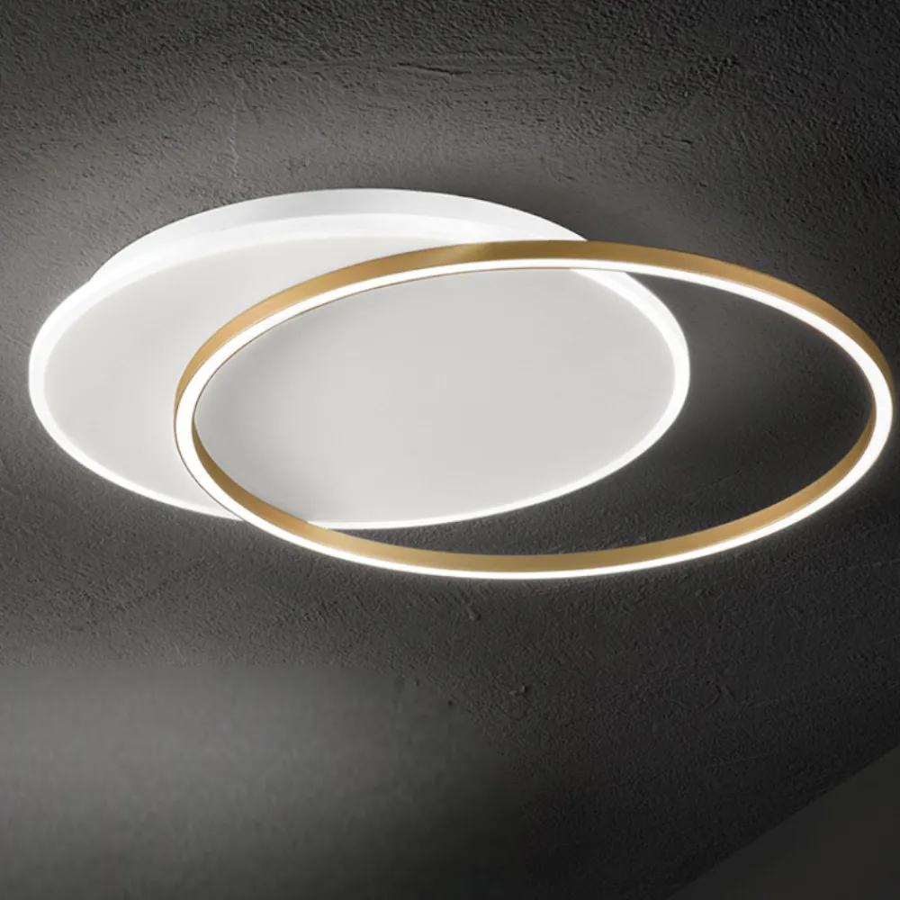 Plafoniere Moderne-Perenz Illuminazione Plafoniera perenz orbit led 60w 3000k per soggiorno moderno