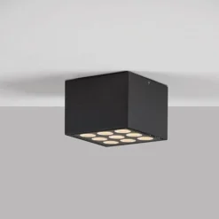 Plafoniere Da Esterno-Selezionato da Mazzolaluce Plafoniera per esterno cubo antracite led 17w 3000k