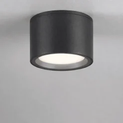 Plafoniere Da Esterno-Selezionato da Mazzolaluce Plafoniera per esterno grigio antracite tonda ip54
