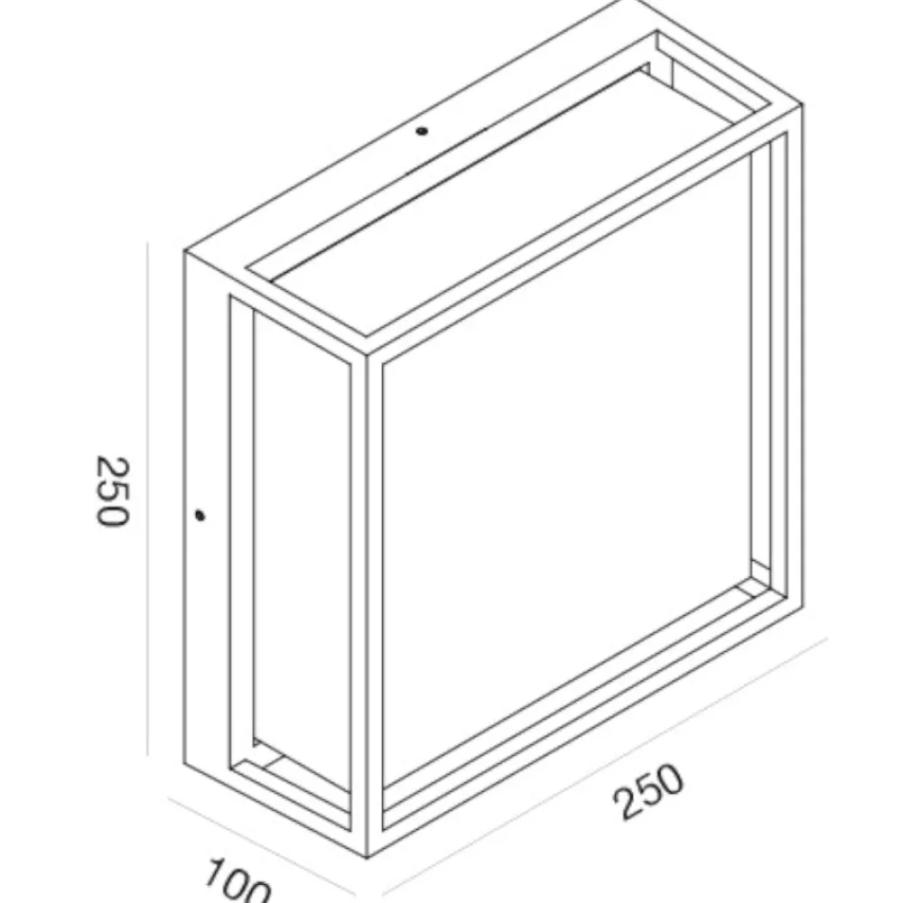 Plafoniere Da Esterno-Gea Luce Plafoniera per esterno moderna ip65 antracite led cct