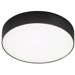 Plafoniere Moderne-Gea Luce Plafoniera per interni nera 30w 4000k luce naturale cloe