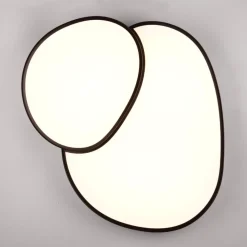 Plafoniere Moderne-Selezionato da Mazzolaluce Plafoniera per soffitto led da 2700k a 6500k design moderna nera