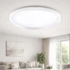 Plafoniere Moderne-Fabas Luce Plafoniera per soggiorno moderno isy bianca led 64w 2700k 3200k 4000k fabas