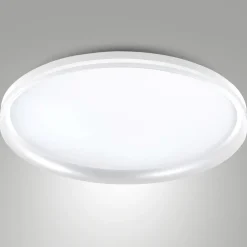 Plafoniere Moderne-Fabas Luce Plafoniera per soggiorno moderno isy bianca led 64w 2700k 3200k 4000k fabas