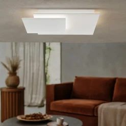 Plafoniere Moderne-Perenz Illuminazione Plafoniera per soggiorno moderno post bianca led 48w 3000k perenz