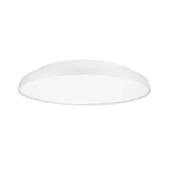 Plafoniere Moderne-Selezionato da Mazzolaluce Plafoniera per soggiorno moderno 60 cm bianca led 3000k dimmerabile