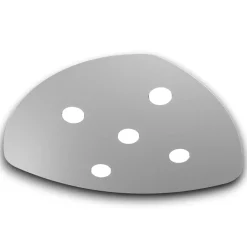 Plafoniere Moderne-Top Light Plafoniera per soggiorno shape toplight grigio