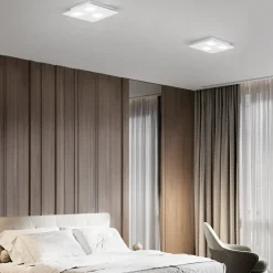 Plafoniere Moderne-Perenz Illuminazione Plafoniera pixel bianca quadrata moderna per cucina
