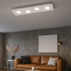 Plafoniere Moderne-Perenz Illuminazione Plafoniera pixel rettangolare bianca