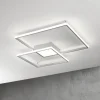 Plafoniere Moderne-Ondaluce Plafoniera pl dowel led 3000k dimmerabile grigio
