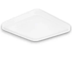 Plafoniere Moderne-Selezionato da Mazzolaluce Plafoniera quadrata bianca led 30w 3000k per ufficio